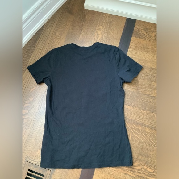 BARBIE X JAYNE FASHION Glitter Pink Scoop Neck Black T-Shirt Women’s Size Small - Picture 5 of 13